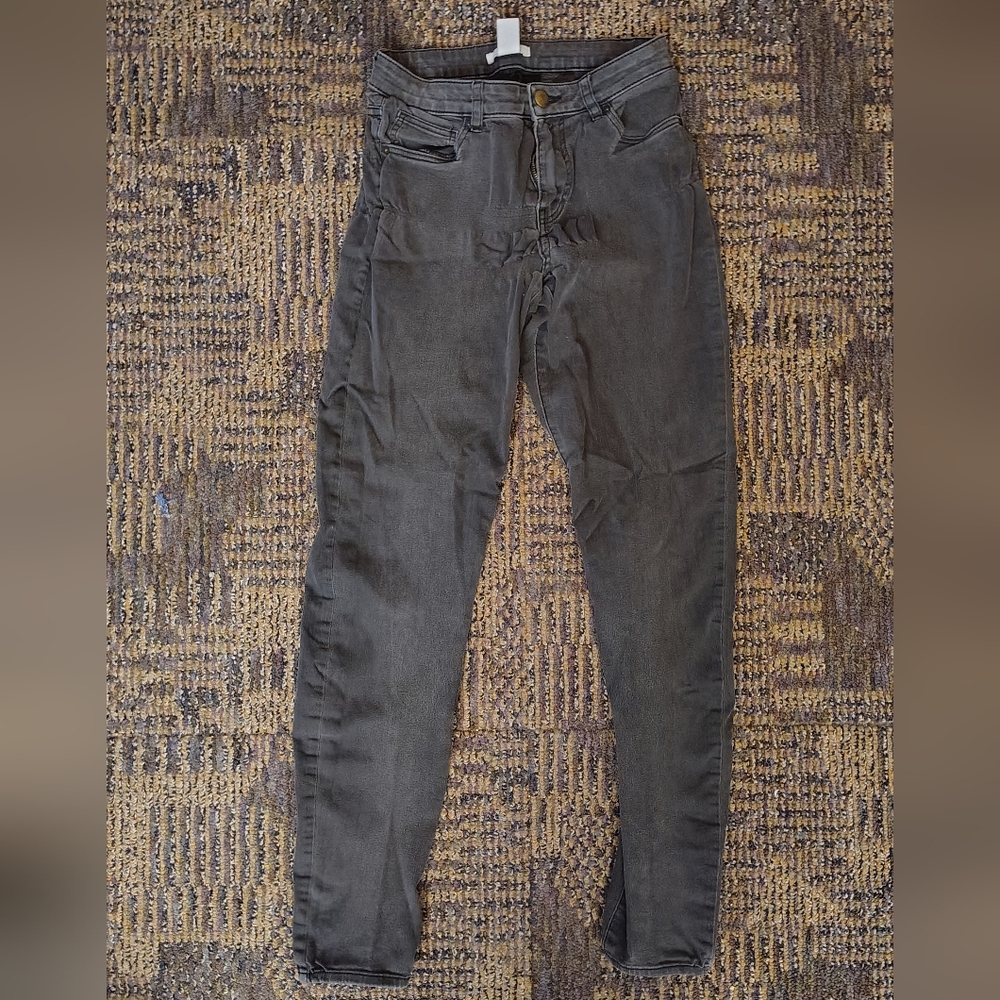 Women's H&M Dark Grey Skinny Jeans